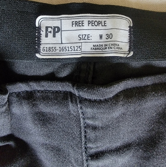 Free People Penny Pull On Flare Jeans Black - Picture 3 of 5